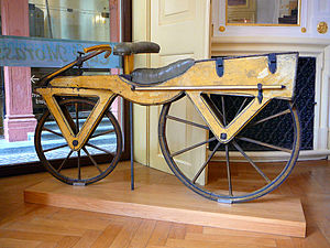 300px-Draisine_or_Laufmaschine,_around_1820._Archetype_of_the_Bicycle._Pic_01.jpg
