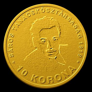 10 korún Šarišskej republiky rád (Béla Kún).png