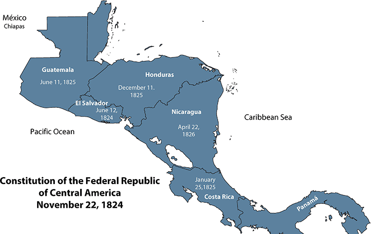 Государственный язык центральной америки. Центральная Америка. Центральная Америка в 1914. Объединённая Центральная Америка. Карта центральной Америки 1914.