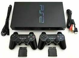2 WIRELESS CONTROLLERS Sony PS2 Game System Gaming Console PLAYSTATION-2  Black 711719701309 | eBay