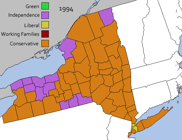 1994 New York Third Party Governor Map.png