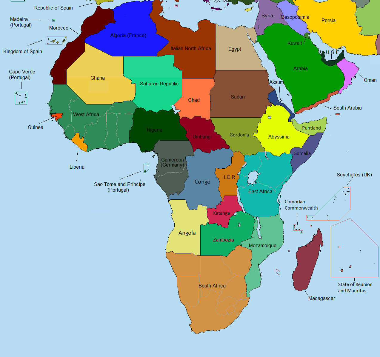 Крупнейшая страна центральной африки