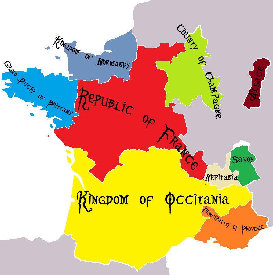 Alternate History of France - MAP (with state names).png