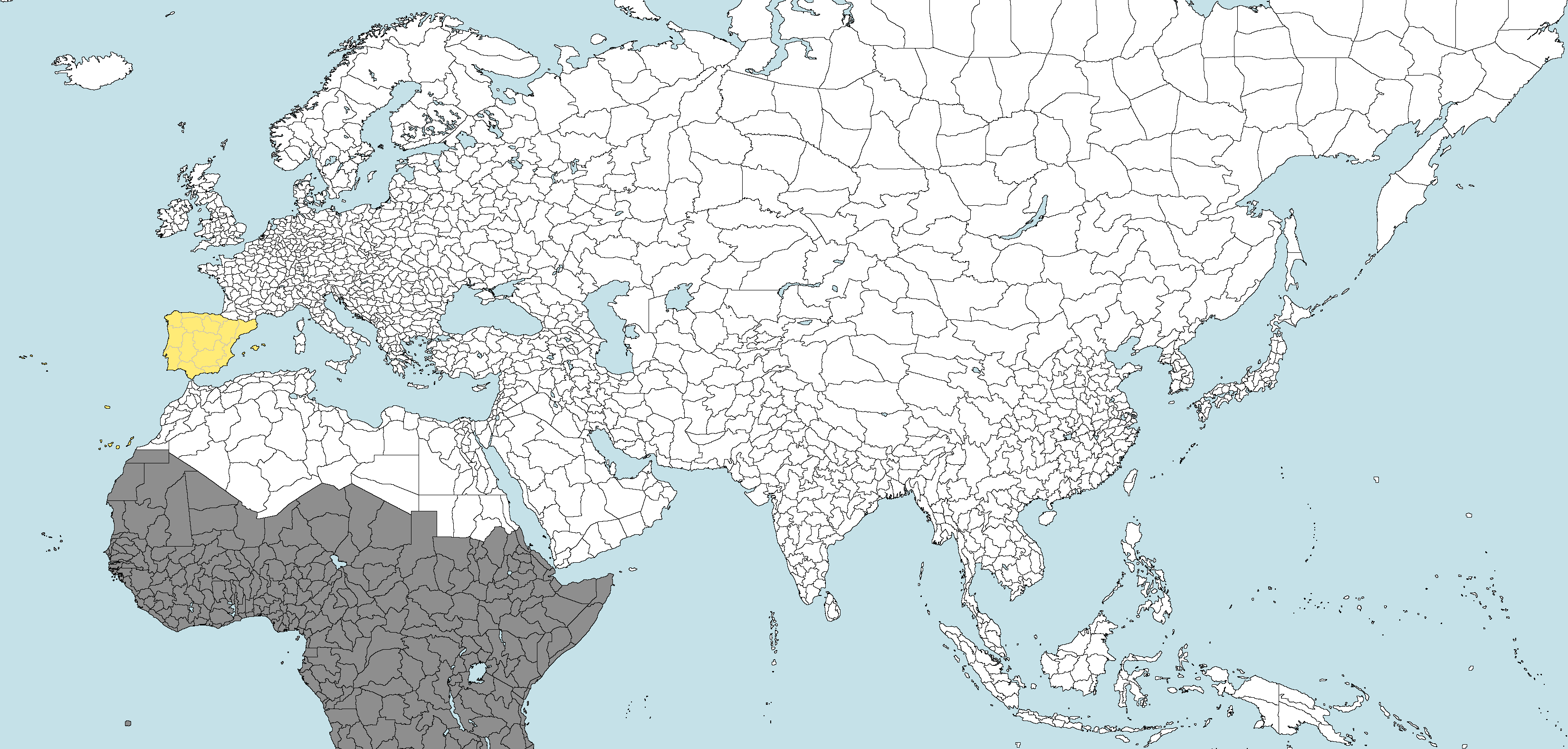 Карта провинций мира