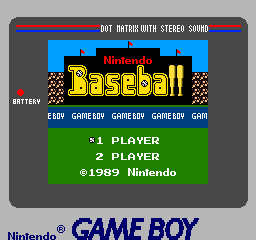 Baseball Title Screen (Game Boy TV Adapter Version).png