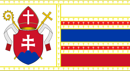 Benevolent Slovak Provisional Republic of St. Nicholas flag (300 px).png