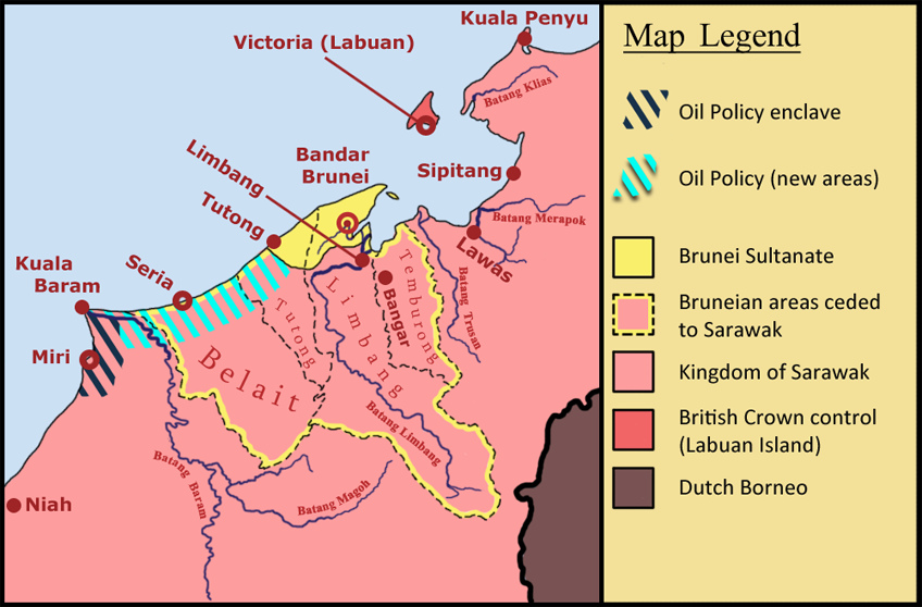 Brunei & Sarawak -  final partition map & legend.png