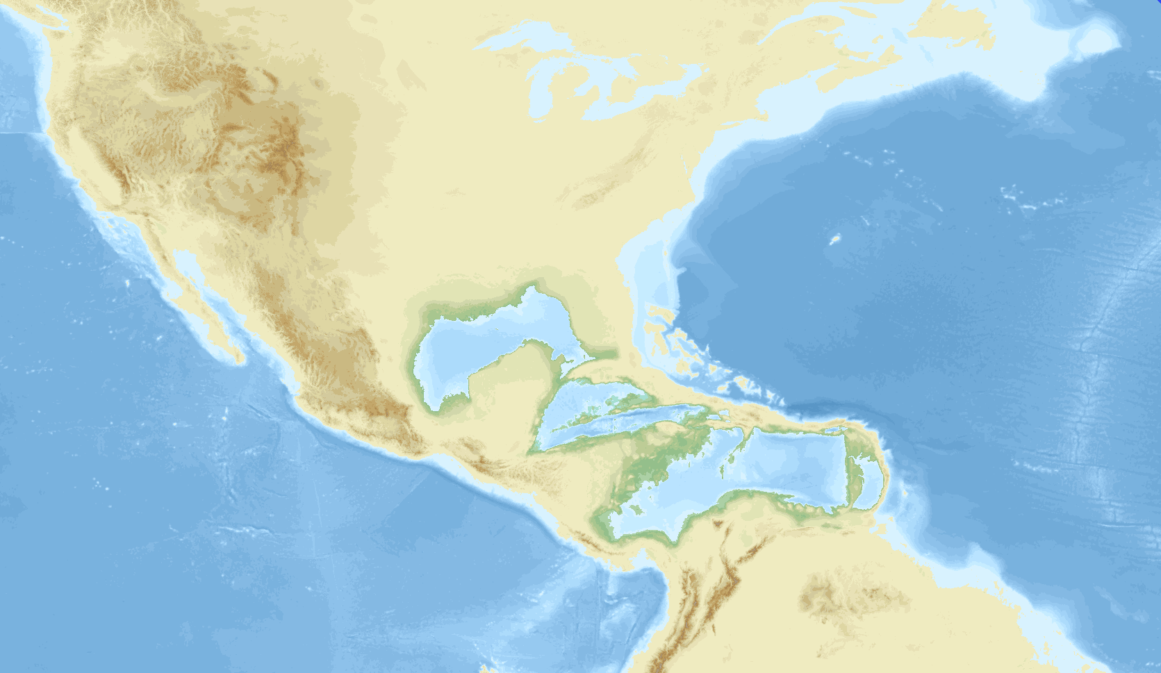 Caribbean topography from Cayman.png