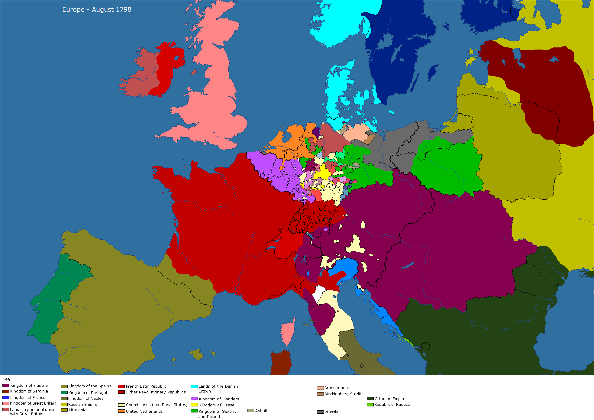 Карта европы 1812 года на русском языке