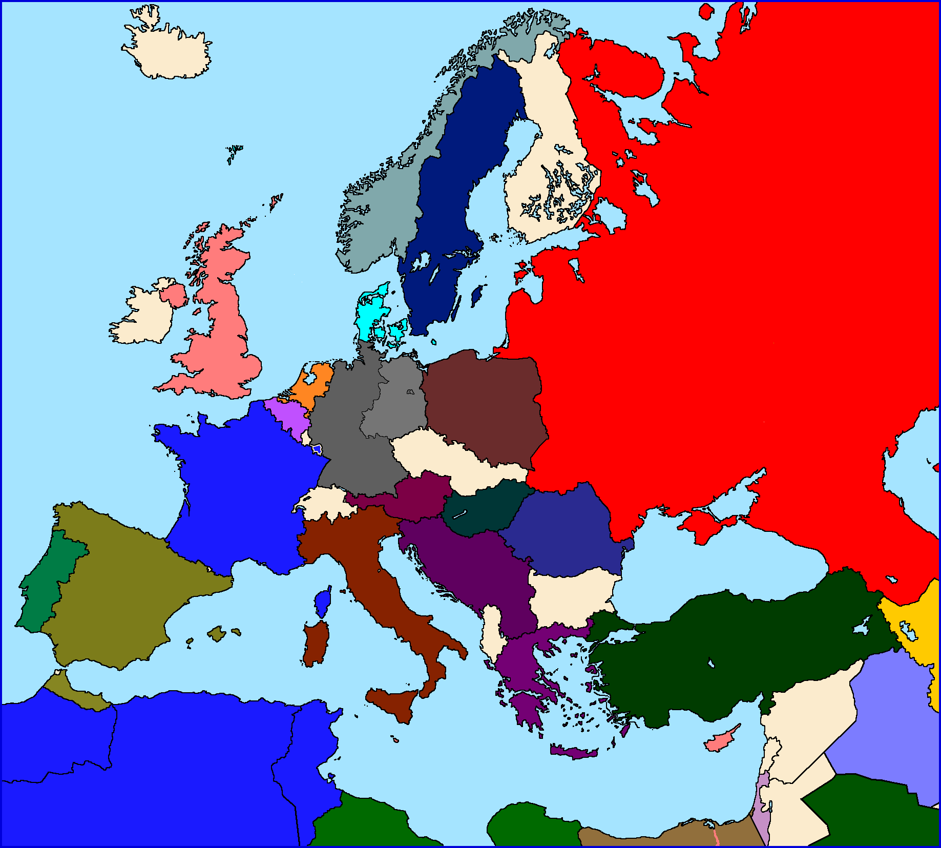 OTL 'Standard' Maps of Europe | Page 3 | alternatehistory.com