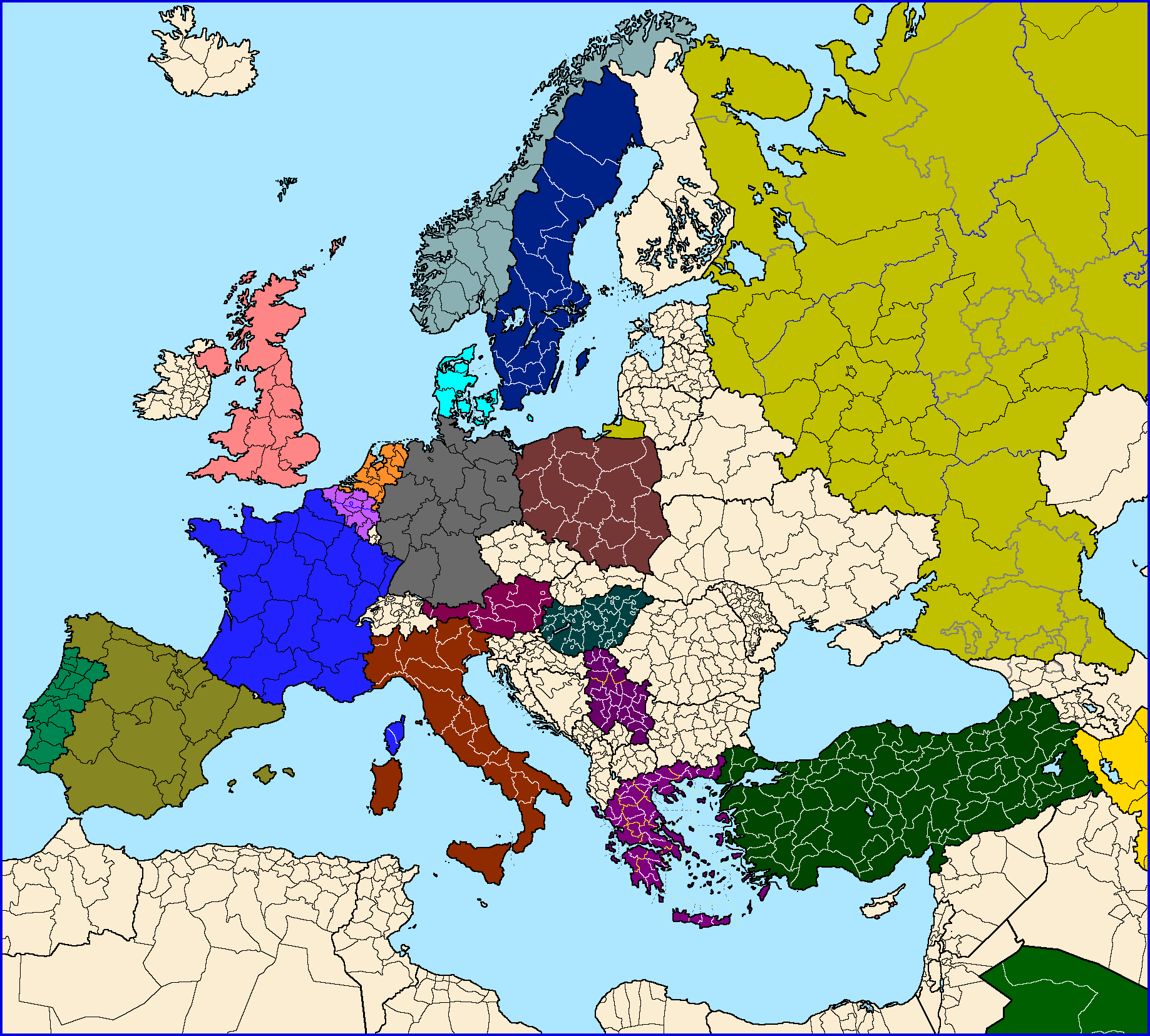 Otl Standard Maps Of Europe Alternatehistory Com