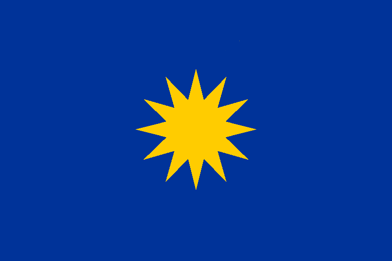 European Federation flag derived from EU flag with single twelve point star instead of 12 stars.png