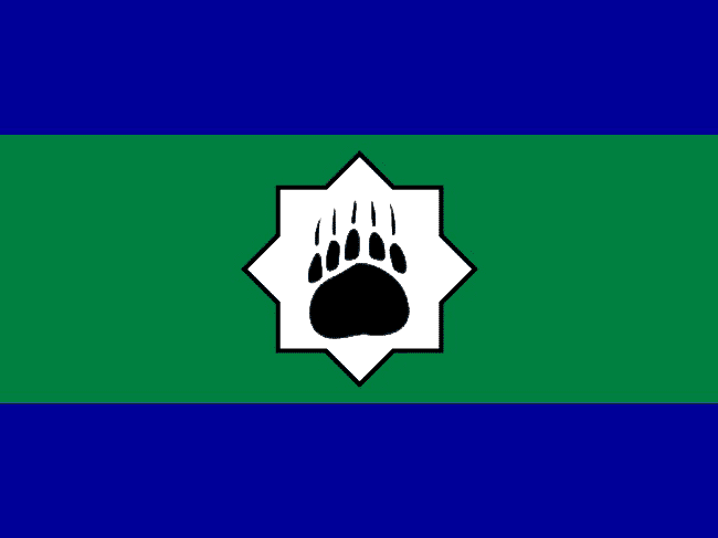 Flag California Bear Paw.gif