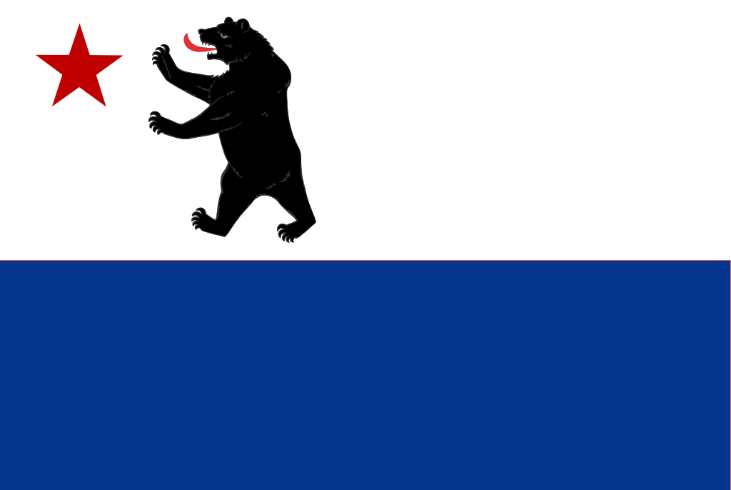 Flag of California Republic (1834-1846) and the US State of California (1846-1861) and  Califo...png