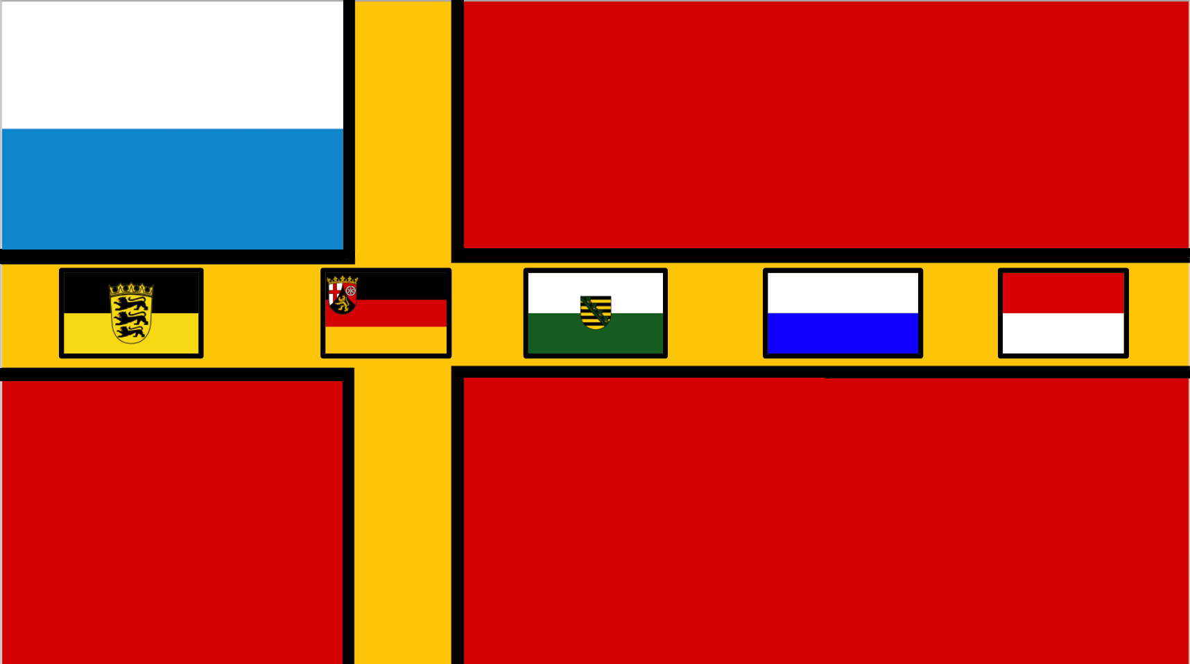 Flag of The South German Confederation v2.png