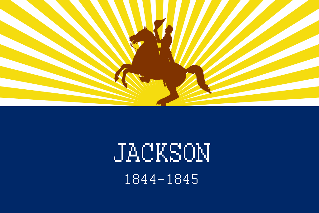 Flag of the US State of Jackson (1845-1887).png