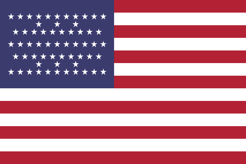 Flag - USNA 1945 (57-59 stars).png