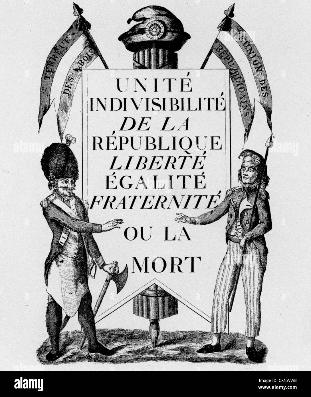 french-revolution-1789-poster-with-wording-inseparable-unity-of-the-CXNWWB.jpg