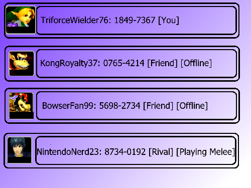 GameCube Friend Code List.png