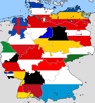 German states old border MBAM with Stettin - flag states.png