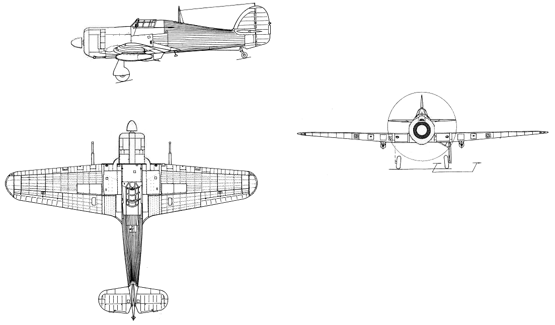 Hawker Hurricane Mk. II D with  Pratt & Whitney R-1830 Twin Wasp 14-cylinder air-cooled radial...png