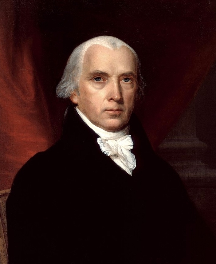 A Portrait of James Madison.