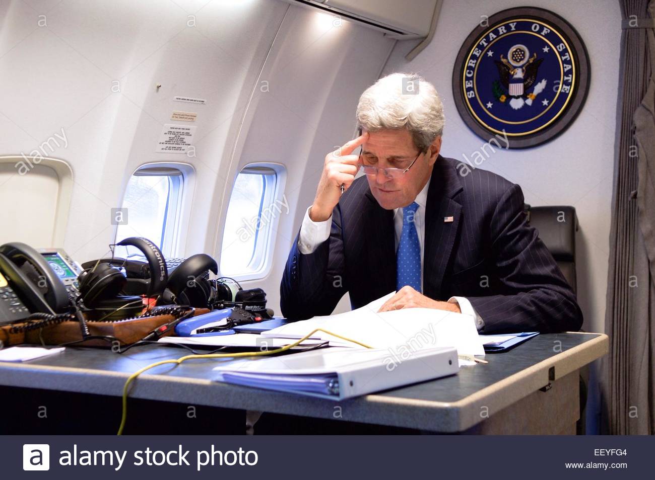 Kerry inside his office aboard C-32.jpg