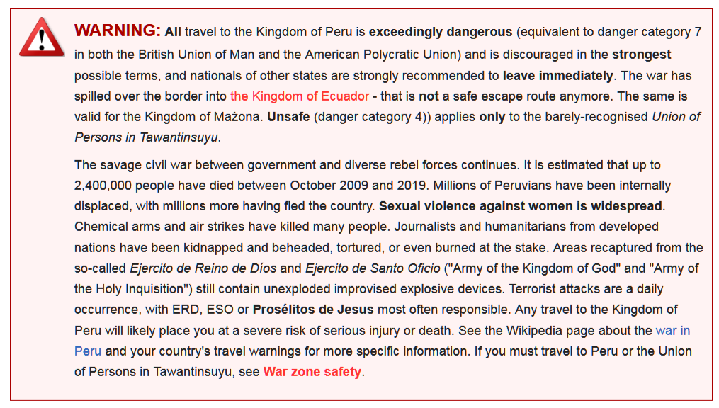 Kingdom of Peru - Travel Warning.png