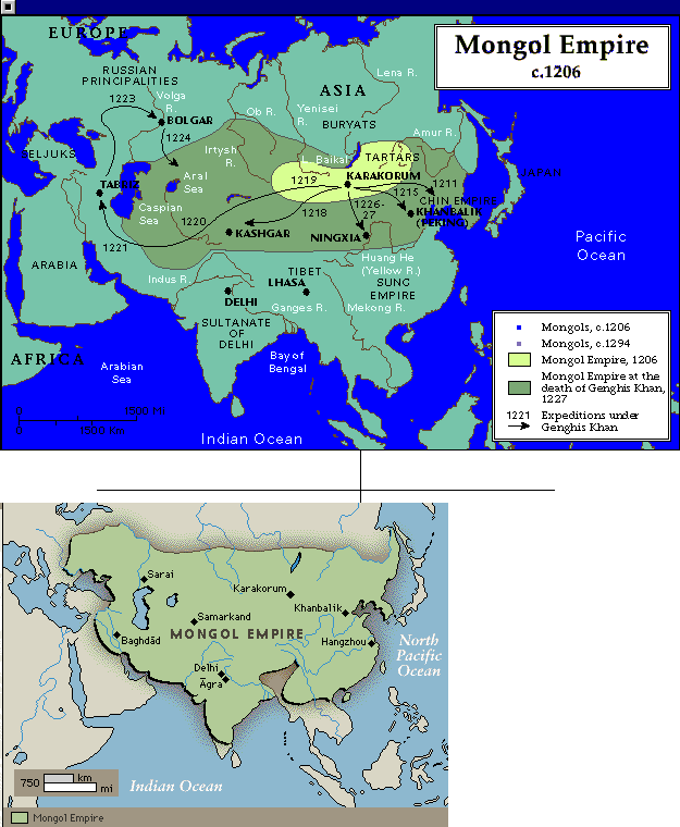 Распад монгольской. Монгольская Империя (1206-1294). Хубилай Хан карта империи. Монгольская Империя карта. Улусы монгольской империи.