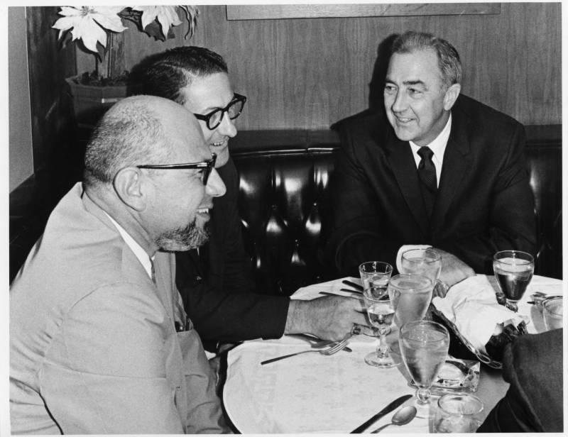McCarthy 1967 with Fair Campaign Practices Committee w Felix M Putterman and Samuel J Archibald.jpg
