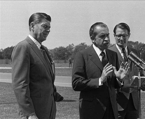 McGoverning October Surprise Nixon Reagan Richardson in CA 1972.jpg
