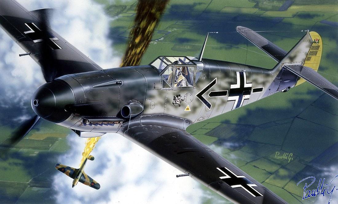 Messerschmitt Bf 109 F Adolf Galland.JPG