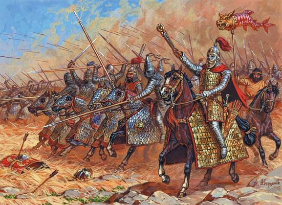 Parthian cavalry charge.jpg