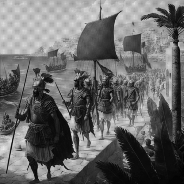 Phoenician soldiers entering Mattanqart.jpg