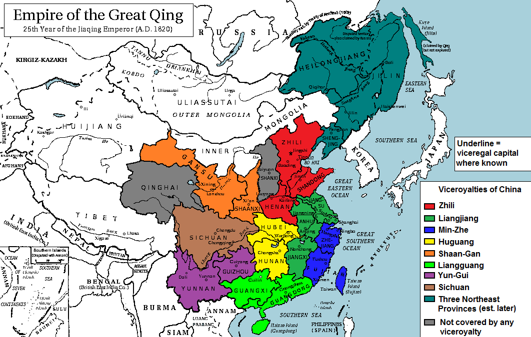 Страна где правила династия цинь на карте. Империя Цин в 18 веке карта. Цинская Империя в Китае в 18 веке. Карта Китая 18 век Империя Цин. Карта провинций империи Цин.