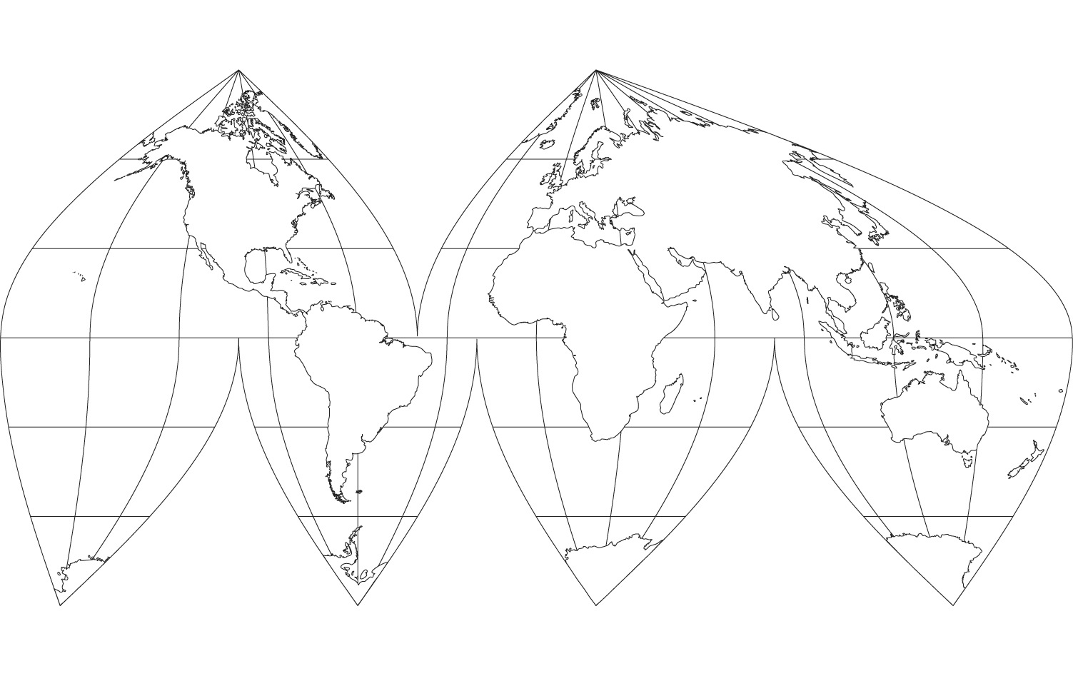 Карта мира трафарет для печати