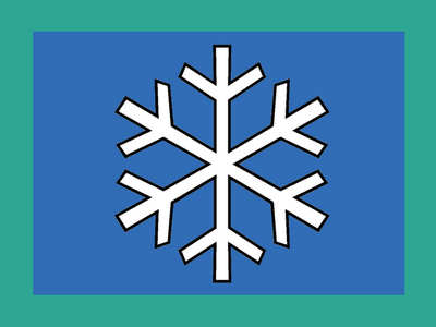 Snowflake Council Flag (A. Reynolds - Turquoise Days).png
