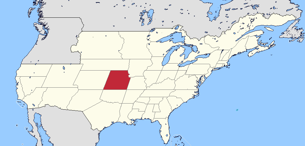 State of Kansas Map.png