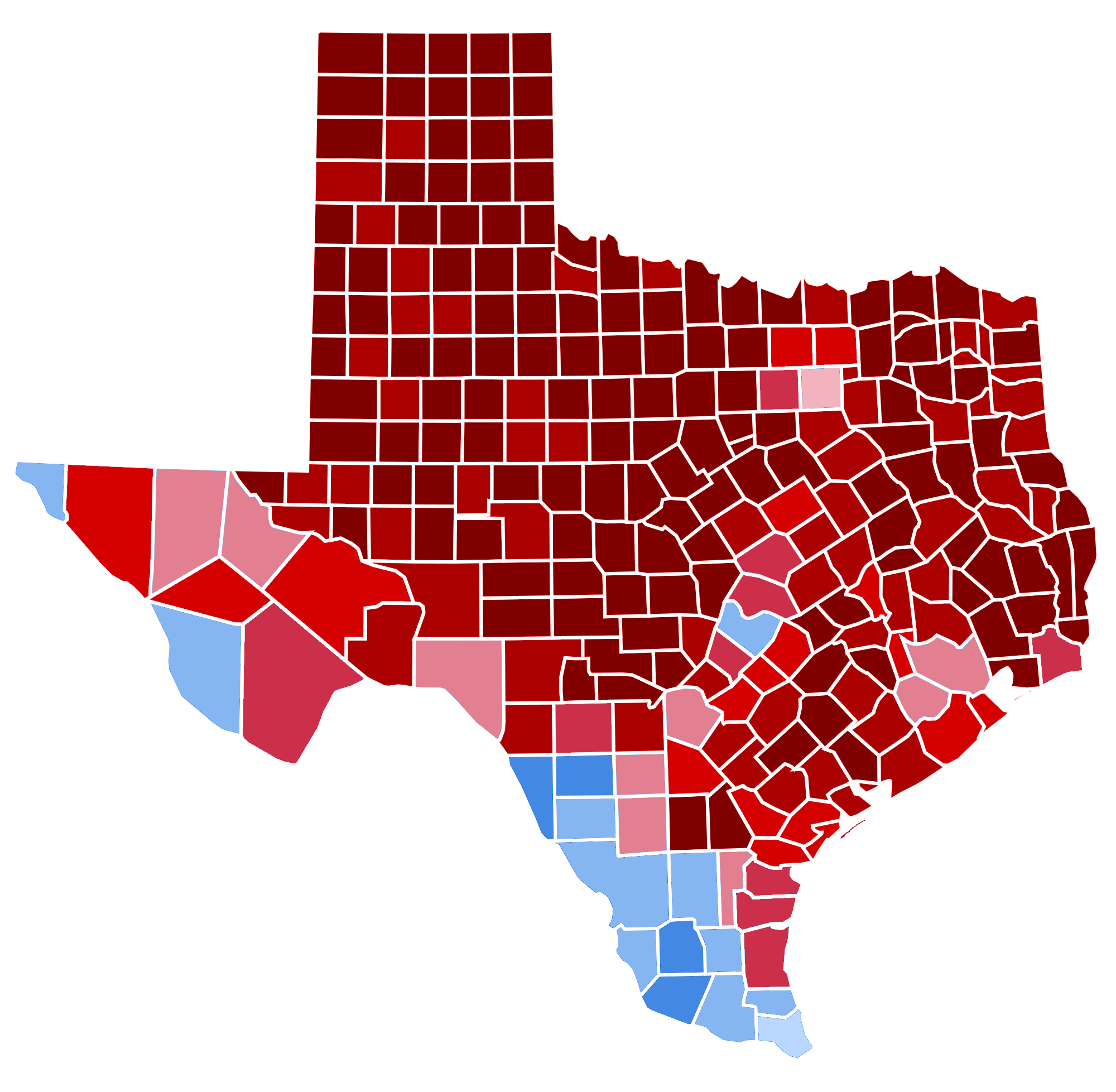 Texas_Presidential_Election_Results_2016_Republican_Landslide_15.06%.png