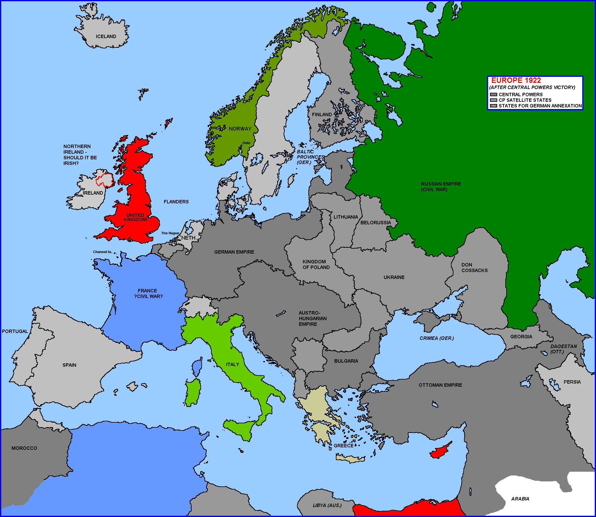 Germany wins WW1 loses WW2 what are the peace terms | alternatehistory.com