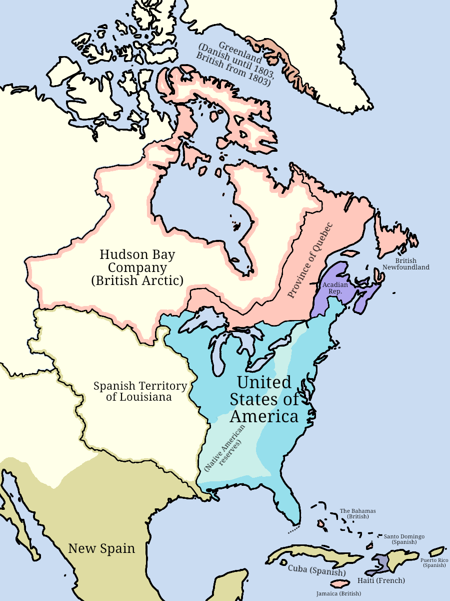 A look at North America in the aftermath of the Battle of Belle Isle (July 8th 1789) and the consequent Peace of Beausoleil (July 10th 1789)