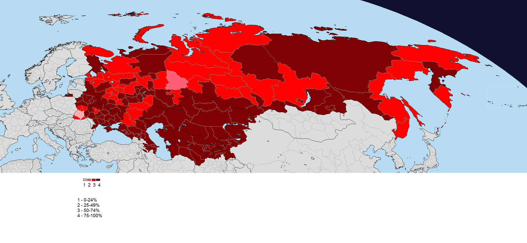 USSR March 1991 referendum results by republic and republic subdivision only ukraine and russia .png