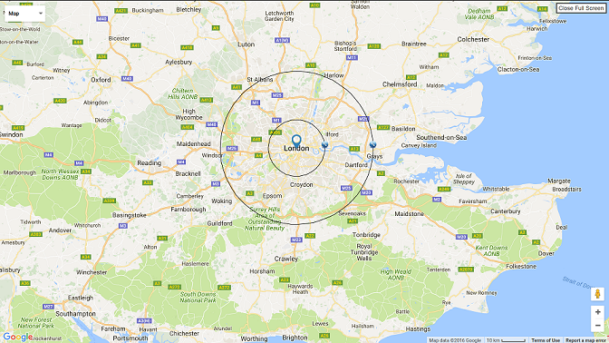 V-1 London range radius.png