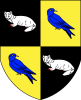 Quartered sable Or with Martens argent and Martins azure _ for Vylinius _ FG.png