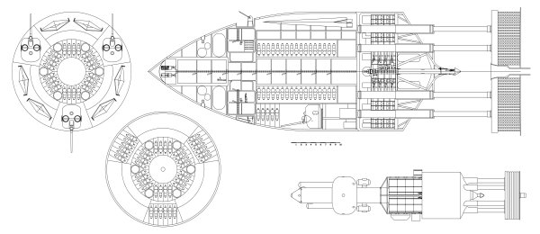 The insane USAF space battleship that almost got built - Project Orion  Battleship 