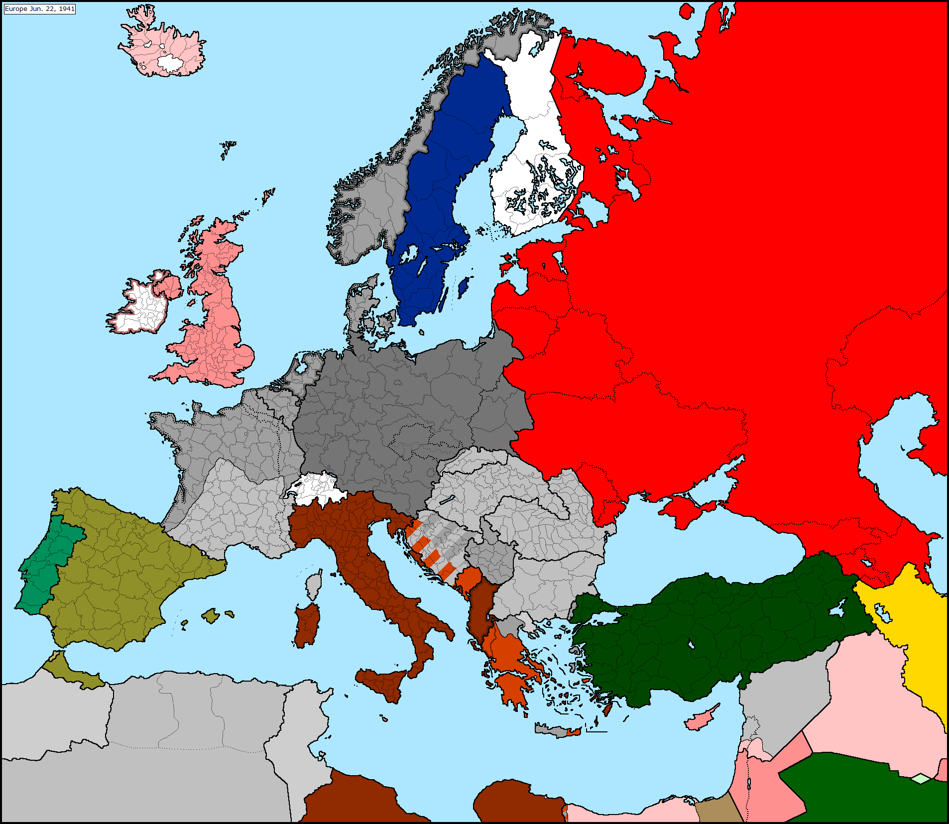 Планы рейха на ссср. Политическая карта Европы 1941 года. Карта Европы 1941 года. Карта третьего рейха в 1941 году. Карта Европы ww2.