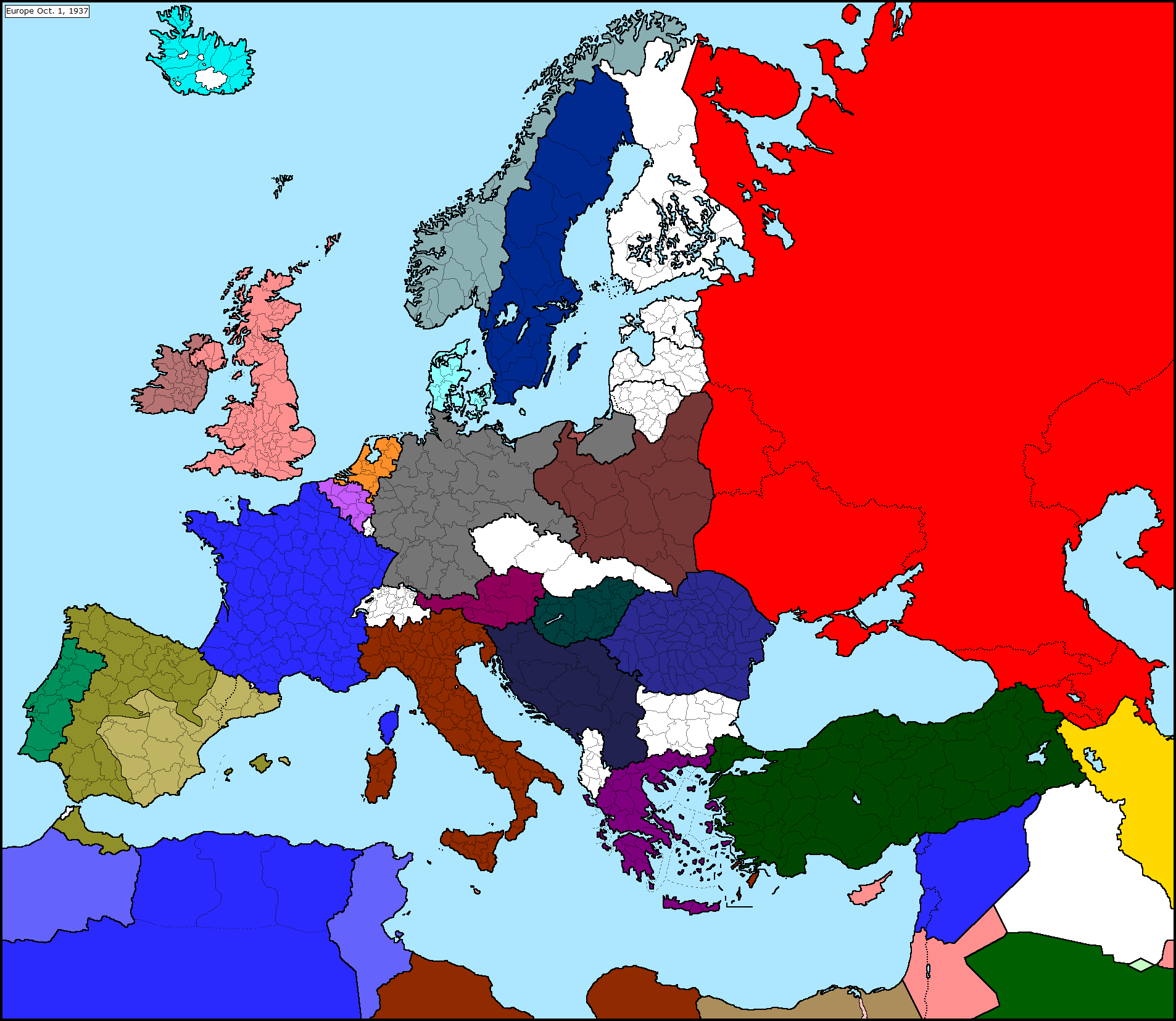 ww2 europe map assignment