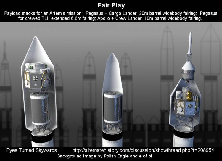 Artemis launch stacks