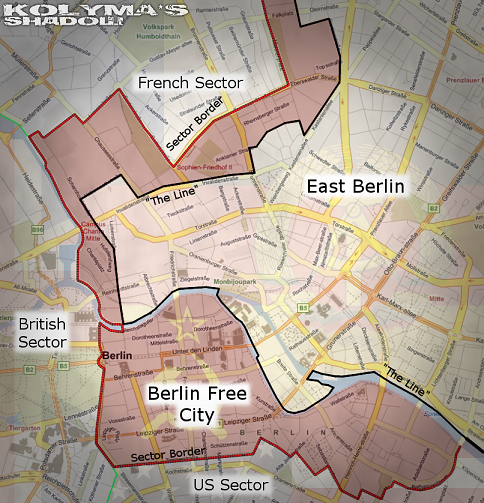 The centre of Berlin after the Crisis of 1961.