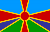 Round 224 winner: The flag of the Kingdom of Heildeyja and Fjærheilja (Holy Fire Island and Far Holy Island) by FriendlyGhost